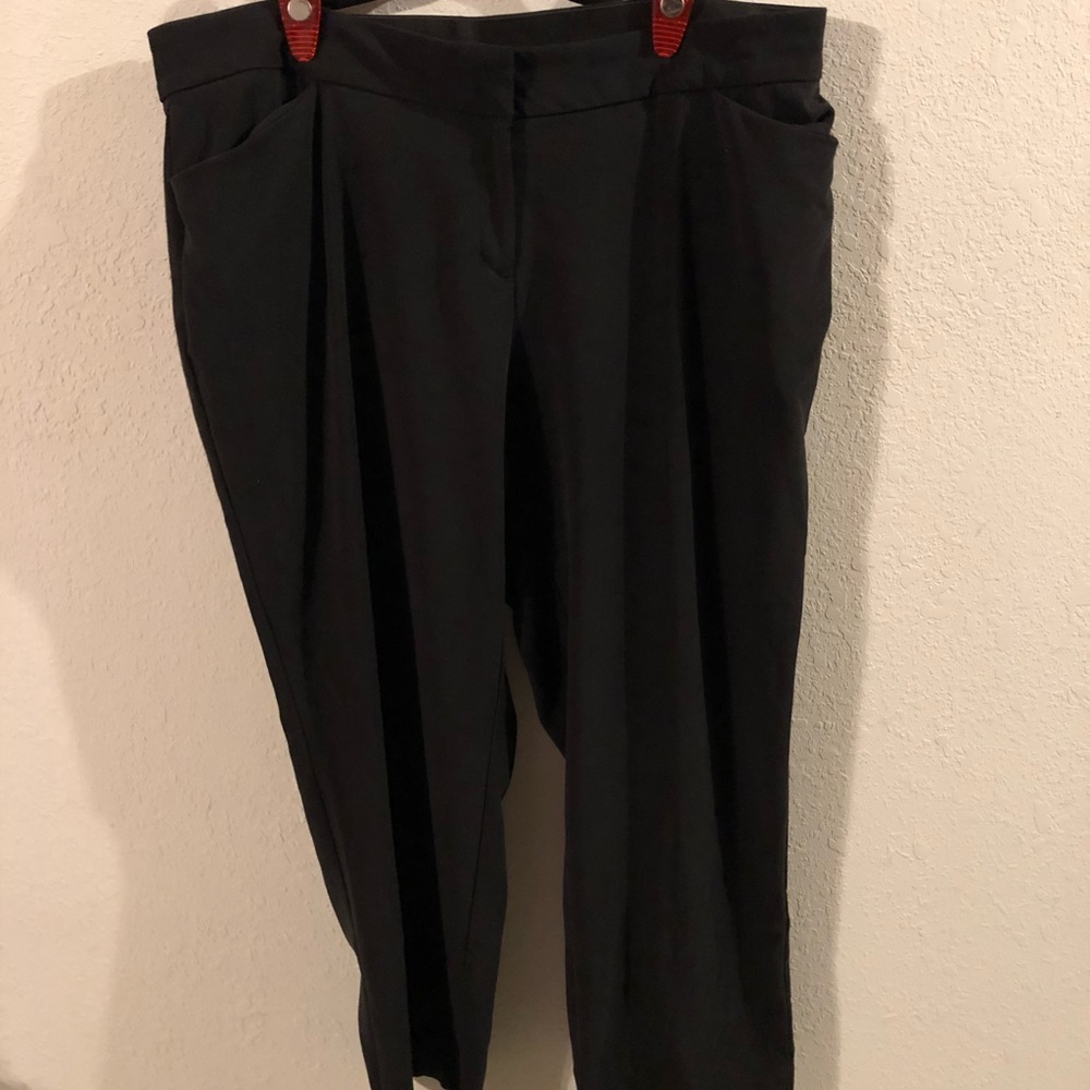 Croft and Barrow black dress pants